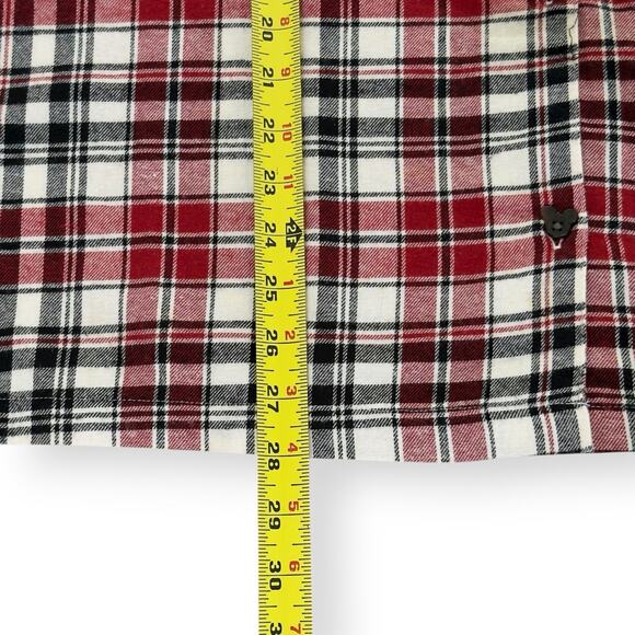 Disney Adult 2XL Pajama PJ Set Christmas 2022 Mickey Holiday Tartan Plaid Red - Picture 11 of 14